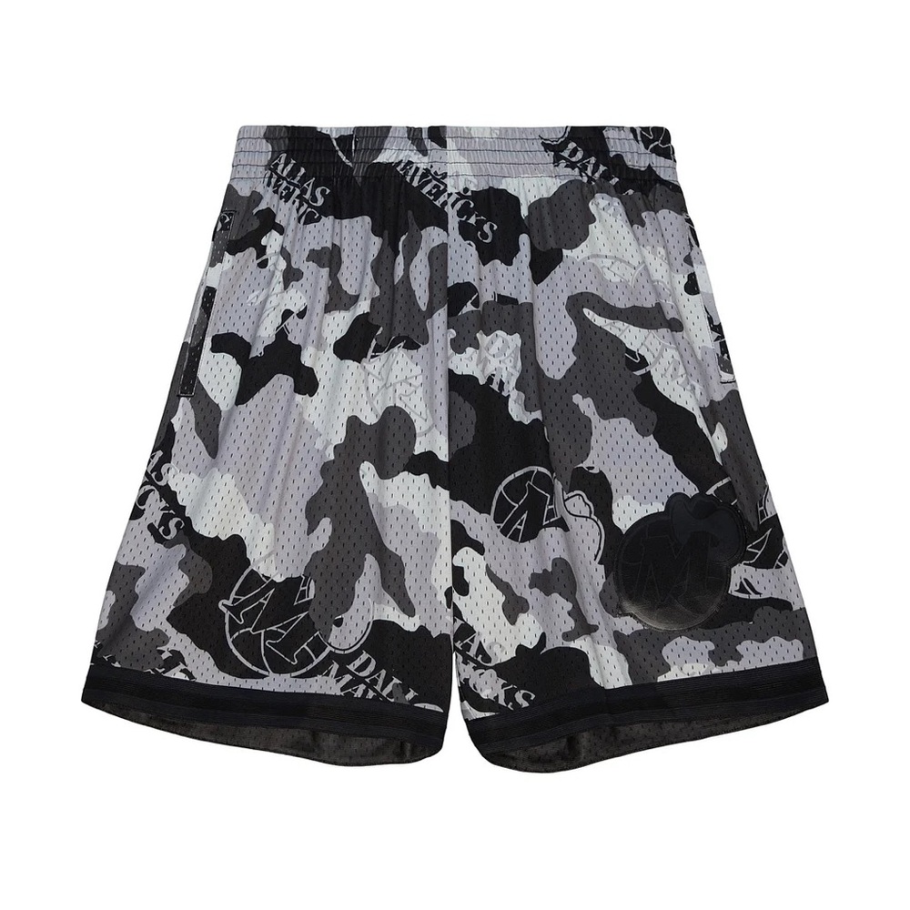 Camouflage DALLAS MAVERICKS Basketball Shorts NWT!